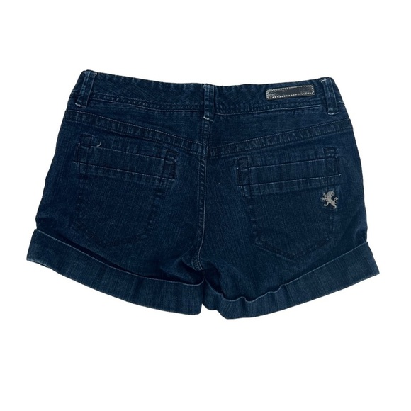 Express Jeans Cuffed Hem Button Fly Jean Shorts Size 4 Women’s - Picture 3 of 7